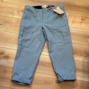 Democracy light khaki women’s cargo pants